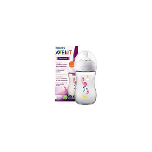 Biberão Avent Natural Flamingo 260ml