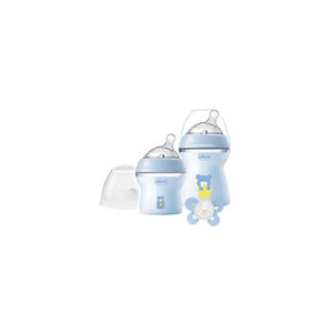 Biberões Natural Feeling Chicco Conjunto Azul