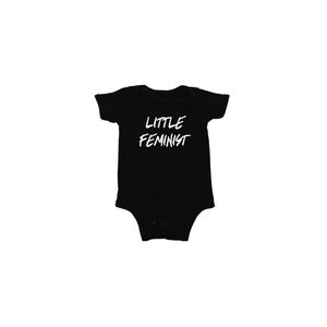 Body De Estampa Litle Feminist Love Bubby