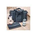 Bolsa de Fraldas Béaba Puffy Paris Cinza Mesclado Escuro 25L