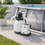 Bomba de Filtro de Areia Intex Krystal Clear com Clorador Salino