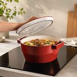 Caçarola Pyrex Vermelha 28cm Slow Cook