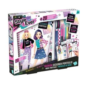 Canal Toys Fashion Designer Portfolio Kit de Design de Moda