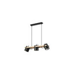 Candeeiro Braytron CLS 3xE27 Madeira e Preto