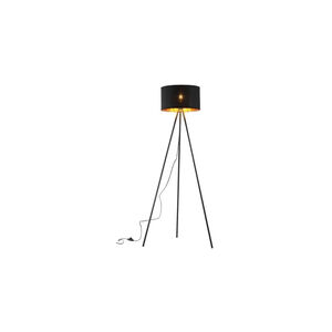 Candeeiro de Pé Decorativo Preto E27