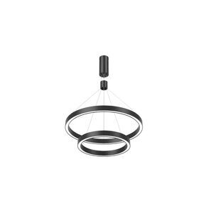 Candeeiro Pendente LED Lina 65W 3 em 1 Preto