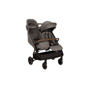 Carrinho Nuna TRVL Dubl Granite Duplo Compacto