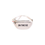 CHILDHOME Bolsa de Cintura Banana Teddy Off White