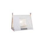 CHILDHOME Capa para Cama Tipi 70x140 cm Branca