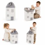 CHILDHOME Toybox House – Cesto de Armazenamento em Forma de Casinha