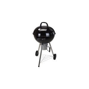 Churrasqueira Esférica Preta BBQ 57cm a Carvão