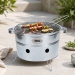 Churrasqueira Portátil em Balde BBQ 34,5cm a Carvão