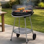 Churrasqueira Redonda BBQ 51x82cm com Rodas
