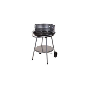 Churrasqueira Redonda BBQ 51x82cm com Rodas