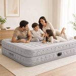 Colchão Insuflável Intex Supreme Air-Flow Queen com Bomba Elétrica