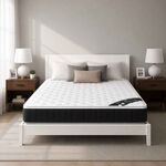 Colchão King Size de Molas SmartFlex White Plus 180x200cm Preto