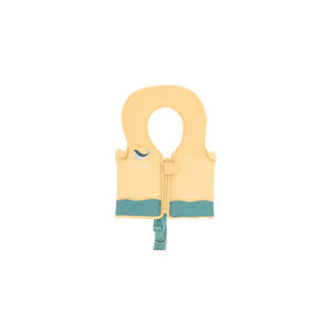 Colete Flutuador Amarelo Monnëka Whale Teal 1-2 Anos