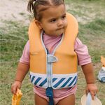 Colete Flutuador Monnëka Stripes Blues & Beyond Learning 1-2 Anos