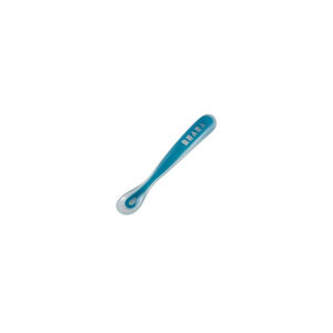 Colher de Silicone 1ª Etapa Azul Beaba