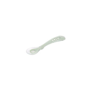 Colher de Silicone Béaba Cinza Esverdeado 8m+