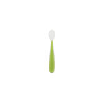 Colher de Silicone Macia Chicco Verde 6m+