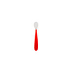 Colher de Silicone Macia Chicco Vermelha 6M+