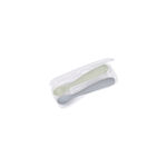 Conjunto de 2 Colheres de Silicone Béaba com Estojo Pebble Verde