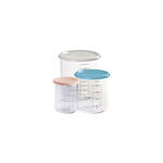 Conjunto de 3 Porções 120ml, 240ml e 420ml Beaba
