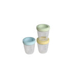 Conjunto de 3 Recipientes de Silicone 200ml Beaba