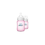 Conjunto de Biberões Philips Avent Classic 260ml Rosa
