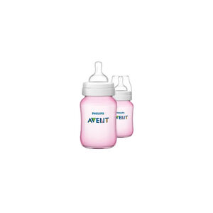 Conjunto de Biberões Philips Avent Classic 260ml Rosa
