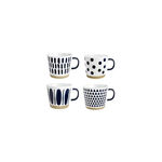 Conjunto de Canecas Ibili Veghel 4 Peças 350ml em Grés Esmaltado