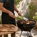 Conjunto de Ferramentas para Churrasco BBQ 3 Peças em Aço Inoxidável