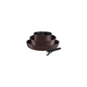 Conjunto de Frigideiras Tefal com Pega Removível 4 Peças