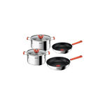 Conjunto de Panelas Tefal Opti'Space 6 Peças Indução