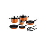 Conjunto de Panelas Tefal Prima 12 Peças Laranja