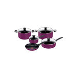 Conjunto de Panelas Tefal Simply Cook 9 Peças Roxo