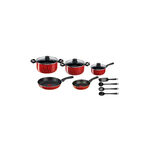 Conjunto de Panelas Tefal Tempo Flame 12 Peças
