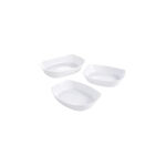 Conjunto de Pratos para Forno Luminarc Carine 3 Peças em Vidro
