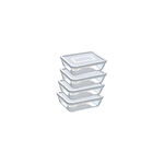 Conjunto de Tigelas de Vidro Pyrex Cook Freeze 4x1,5L