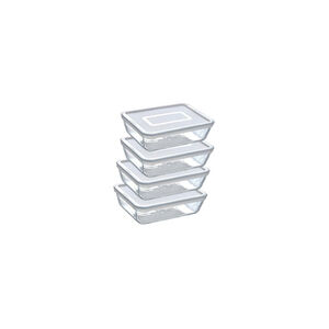 Conjunto de Tigelas de Vidro Pyrex Cook Freeze 4x1,5L
