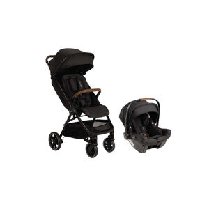 Conjunto Nuna TRVL Caviar  PIPA urbn  Sistema de Viagem Premium