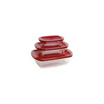 Conjunto Pyrex Cook Store 3 Tigelas Retangulares com Tampa