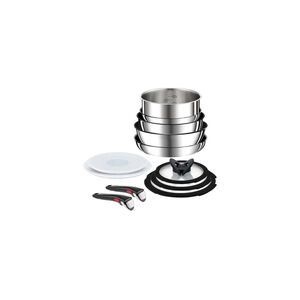 Conjunto Tefal Ingenio 12 Peças em Aço Inoxidável