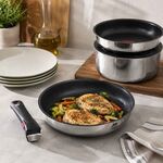Conjunto Tefal Ingenio 12 Peças em Aço Inoxidável