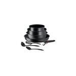 Conjunto Tefal Ingenio Black Stone 8 Peças para Indução