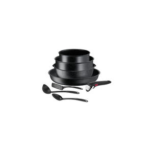 Conjunto Tefal Ingenio Black Stone 8 Peças para Indução