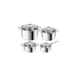 Conjunto Tefal Intuition 8 Peças em Aço Inoxidável Indução