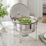Cuba Redonda Tramontina em Inox 4,3L com Fogareiro