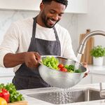 Escorredor Ibili Smart Strainer em Aço Inoxidável 18/10
